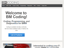 Tablet Screenshot of bmcoding.com